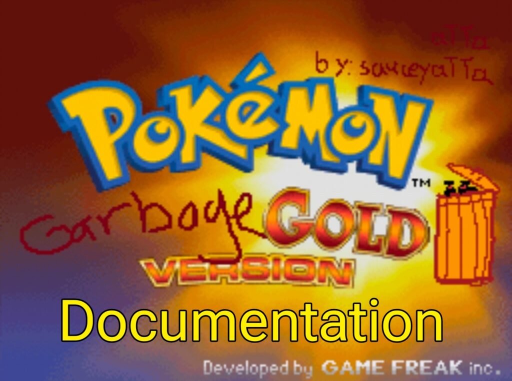 Pokemon Garbage Gold Deluxe Documentation